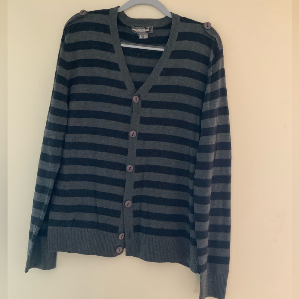Cardigan Black & Gray
